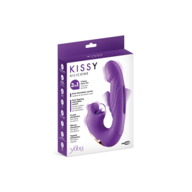 Vibromasseur rabbit 3-en-1 à triple stimulation Kissy 